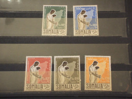 SOMALIA - 1956 ASSEMBLEA 5 VALORI - NUOVO(++) - Somalia (1960-...)