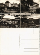 Bad Laasphe Mehrbild-AK 4 Ansichten U.a. Schloss Wittgenstein Kneippheim  1960 - Bad Laasphe