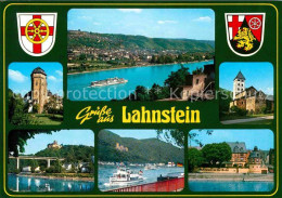 72654448 Lahnstein Panorama Rhein Und Lahnpartie Schloss Kirche Lahnstein - Lahnstein