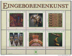 2003 UNO WIEN   Mi. Bl 17**MNH     Eingeborenenkunst - Hojas Y Bloques