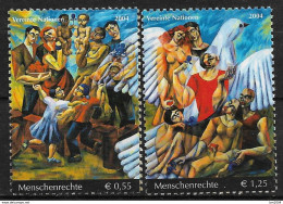 2004  UNO WIEN   Mi. 430-1 **MNH  Menschenrechte - FDC