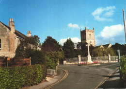 CHELTENHAM, GLOUCESTERSHIRE, CHARLTON KINGS, ST. MARYS CHURCH AND WAR MEMORIAL, TOWER, ARCHITECTURE, ENGLAND, POSTCARD - Cheltenham