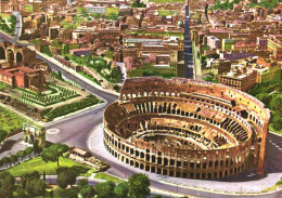 ROME, LAZIO, COLOSSEUM, ARCHITECTURE, ITALY, POSTCARD - Colosseo