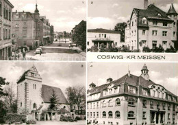 72651684 Coswig Sachsen Bahnhofstrasse Friederich-Engels-Platz Kirche  Coswig - Coswig