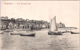 Helgoland , Vom Dampfer Aus (Stempel: Helgoland 1908) - Helgoland
