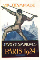 Jeux Olympiques PARIS 1924 - VIIIème Olympiade - Illustrateur - Lanceur De Javelot - Olympics Games Sport - Olympic Games