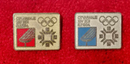 OLYMPIC GAMES +SARAJEVO `84+GAME OPEN CEREMONY+VINTAGE +RARE+ LOT+2PCS+BADGE - Olympic Games