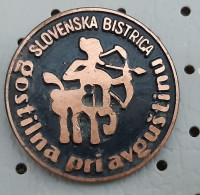 Archery  Gostilna Pri Avgustinu Slovenska Bistrica Slovenia Ex Yugoslavia Pin - Tiro Al Arco