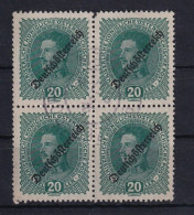 AUSTRIA 1918/19 - Canceled - ANK 234 - Block Of 4! - Gebraucht