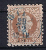 AUSTRIA 1874/84 - BLUE Cancel! - ANK 39II  - Oblitérés