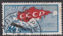 00554/ Russia 1927 Sg505 14 Red & Blue F/U Tenth Anniversary Of October Rev Cv £2.75 - Usati