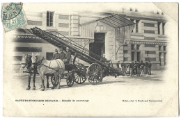 SAPEURS POMPIERS DE PARIS - Echelle De Sauvetage - Feuerwehr