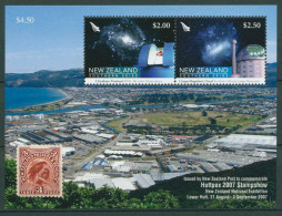 Neuseeland 2007 HUTTPEX Sterwarte Sterne Block 216 Postfrisch (C25765) - Blocks & Sheetlets
