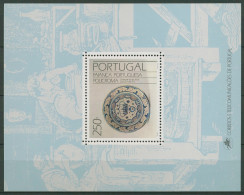 Portugal 1990 Fayencen Teller Block 69 Postfrisch (C91112) - Blocs-feuillets