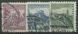 Tschechoslowakei 1932 Landschaften Bauwerke 311/13 Gestempelt - Used Stamps