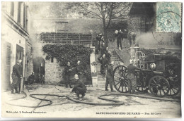 SAPEURS POMPIERS DE PARIS - Feu De Cave - Firemen