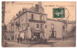 (63) 359, Manzat, VDC 2166, Place De La Grande Fontaine, Magasin Au Bon Marché - Manzat