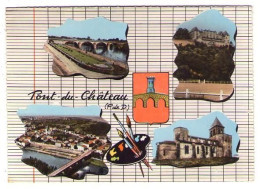 GF (63) 318, Pont Du Château, Combier 63184, Multivues, état !! - Pont Du Chateau