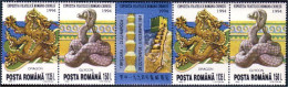 Romania Monuments Dragon Glycon Expo Philately Romano-China Se-tenant MNH ** Neuf SC ( A31 2) - Nuevos