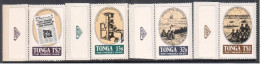 Tonga 1984 William Woon - Newspaper Headline "Rotary Sponsors Scout Jamboree". - Unused Stamps
