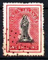 Timbre VIRGIN ISLAND - VIERGES - YT N ° 6 Année 1867 - Oblitéré - Côte: 200€ - Antillas Holandesas