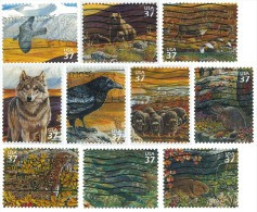 Etats-Unis / United States (Scott No.3802a-j - Artic Tundra) (o) - Used Stamps