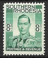 SOUTHERN RHODESIA...KING GEORGE VI..(1936-52.)......8d.......SG45.......MH. - Southern Rhodesia (...-1964)