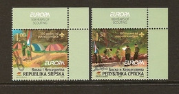 BOSNIA HERZEGOVINA SERBIA// SRPSKA REP.// SERBISCHE REP -EUROPA  2007-"A CENTENARY SCOUT - EUROPA-CEPT"- SERIE De 2 V. - 2007