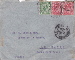 Grande-Bretagne-- 1911-- Lettre De LONDON (Islington)  Pour  LE HAVRE-76 (France)--date  9 AU 1911 - Covers & Documents