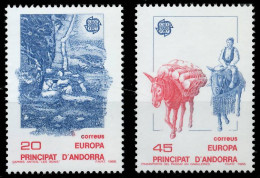 ANDORRA SPANISCHE POST 1980-1989 Nr 200-201 Postfrisch X5CA03A - Unused Stamps
