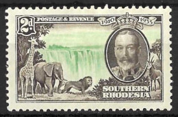 SOUTHERN RHODESIA....KING GEORGE V..(1910-36.).....JUBILEE...2d....SG32....(CAT.VAL.£8.50..)....MH... - Southern Rhodesia (...-1964)