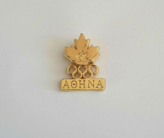 @ Athens 2004 Olympic Games - Canada Dated NOC Pin - Olympic Games