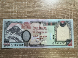 Nepal，1000 Rupees，2016 ，pick 75b ，Gem UNC - Népal