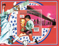 Guinea 1993, World Football Cup In USA, Bridge, BF - 1990 – Italie