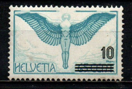 SVIZZERA - 1938 - ICARO IN VOLO - POSTA AEREA CON SOVRASTAMPA - MNH - Nuevos