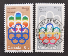 Canada 1974 USED  Sc B1-B2,  Olympic Symbols - Oblitérés