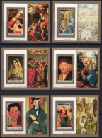 Guinea 1984, Art, Modigliani, Raphael, Durer, Correggio, 6BF - Madonnas