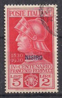 COLONIE ITALIANE 1930 FERRUCCI  UNIF. 16  USATO VF - Aegean (Nisiro)