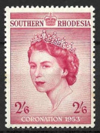 SOUTHERN RHODESIA...QUEEN ELIZABETH II..(1952-22.)...." 1953..".....2/6....SG77.....TONE SPOT.......MNH........ - Southern Rhodesia (...-1964)