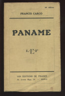 PARIS - PANAME PAR FRANCIS CARGO - EDITION DE FRANCE 1934 - Paris