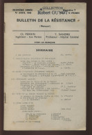 VITRY-LE-FRANCOIS (MARNE) - GUERRE 39/45 - BULLETIN DE LA RESISTANCE AVRIL 1946 - HEROS DE LA RESISTANCE - Champagne - Ardenne