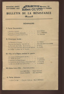 VITRY-LE-FRANCOIS (MARNE) - GUERRE 39/45 - BULLETIN DE LA RESISTANCE SEPTEMBRE 1946 - VITRY ET SA REGION - Champagne - Ardenne