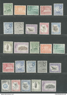 1953-63 ADEN, Stanley Gibbons N. 48-72, Serie Di 25 Valori - MNH** - Sonstige & Ohne Zuordnung