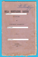 DELLA MONETAZIONE RAGUSEA V.Adamović - Croatia Old Book (1874) Dubrovnik Numismatics Numismatik Numismatique Numismatica - Langues Slaves