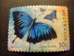 AUSTRALIE - AUSTRALIA 2003 PAPILLON MARIPOSA YVERT 2155 FU - Used Stamps