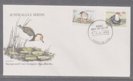 Australia 1978 Birds First Day Cover - Kadina SA  Cancellation - Covers & Documents