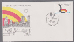 Australia 1979 Western Australia Anniversary First Day Cover - Adelaide Cancellation - Briefe U. Dokumente