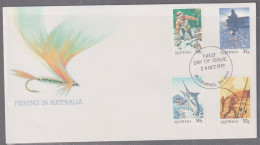 Australia 1979 Fishing First Day Cover - Blair Athol SA  Cancellation - Storia Postale