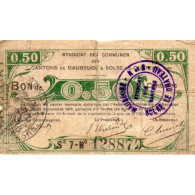 59 - MAUBEUGE - BON DE 50 CENTIMES - 22/09//1915 - Non Classificati