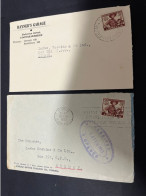 20-2-2024 (4 X 44) Australia Cover X 2 - 1950's (with Slogan Advertising) Boy's Scout Jamboerre - Cartas & Documentos